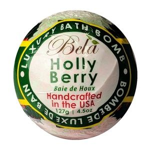 Bela  Luxury Bath Bomb - Holly Berry (7 for $15, 12 for $30)